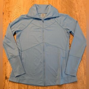 Jofit Blue Full Zip Jacket Women's Size M Lt Blue